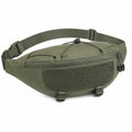 Gürteltasche 31 x 15 x 8 cm Textil Olivgrün Outdoor mit Netzfach