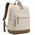 Rucksack 45 x 30 x 18 cm aus Textil in Beige Braun für Alltag mit gepolsterten Schultergurten